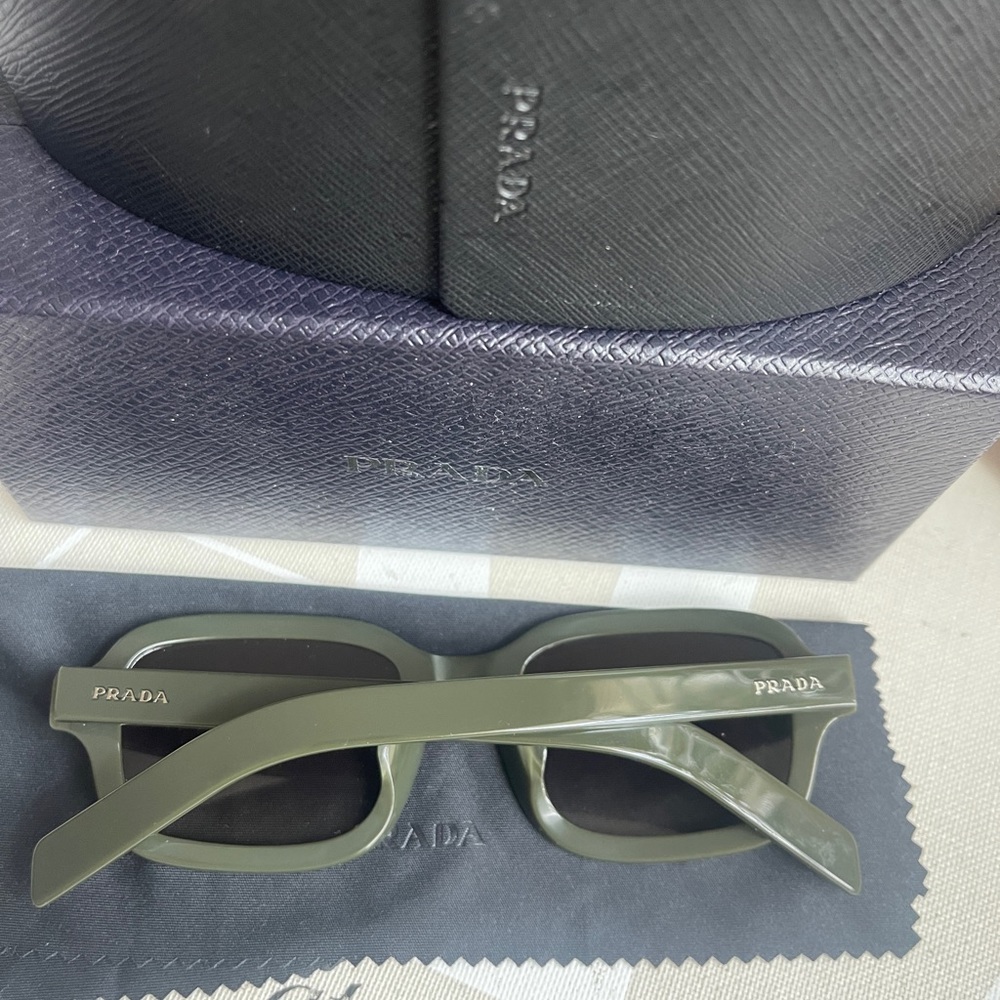 Dark Green Prada Sunglasses - Picture 2 of 3